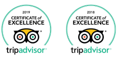 TripAdvisor Certificate of Excellence 2019 / TripAdvisor Certificate of Excellence 2018